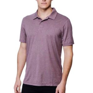 Maroon Polo Heather Purple/Red Burgundy Color Golf Sporty Athletic NWT Size XL